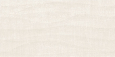 Cersanit Shiny textile PS810 cream, beige satin 29,8x59,8 cm csempe