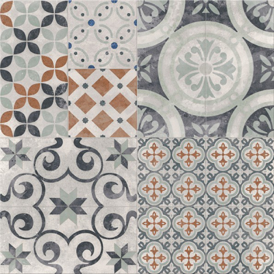 Cersanit Patchwork G417 light grey 42x42 cm padlólap