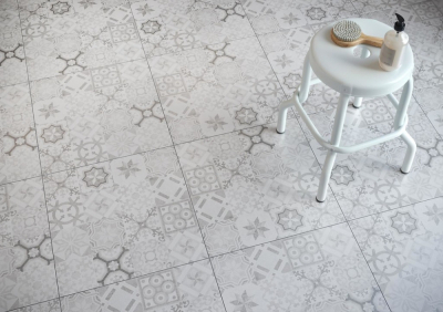 Cersanit Concrete Style inserto patchwork padlólap 42x42 cm