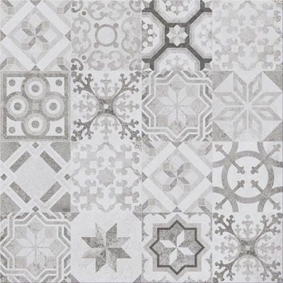 Cersanit Concrete Style inserto patchwork padlólap 42x42 cm