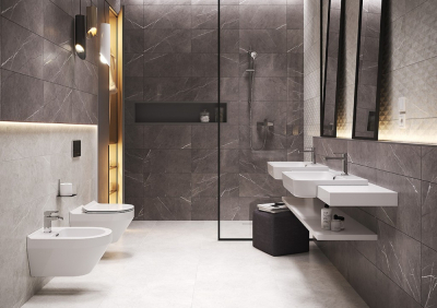 Cersanit Stone Paradise Light grey, graphite, light grey STR 29x59 cm