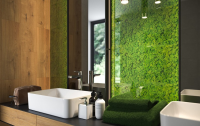 Cersanit Fresh moss grey micro 29x59 cm csempe
