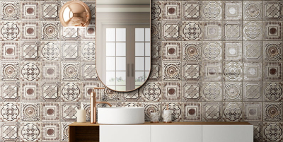 Tine tile 20x20cm selyem fényű fali csempe