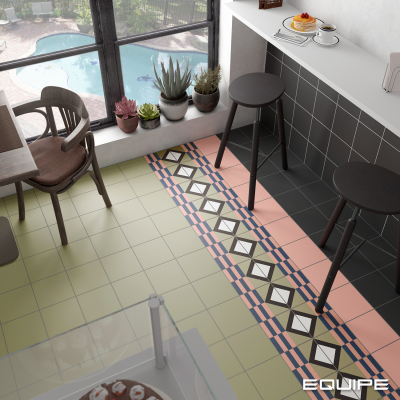 Equipe Bauhome mintás 20x20 cm padlólap