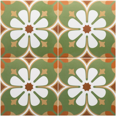 Equipe Rivoli 20x20 cm egyszínű:beige, white, black, terre, green ocean padlólap