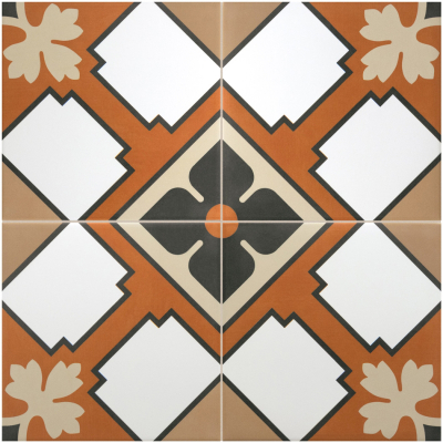 Equipe Rivoli 20x20 cm egyszínű:beige, white, black, terre, green ocean padlólap