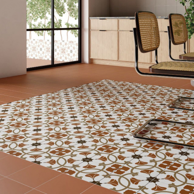 Equipe Rivoli 20x20 cm egyszínű:beige, white, black, terre, green ocean padlólap