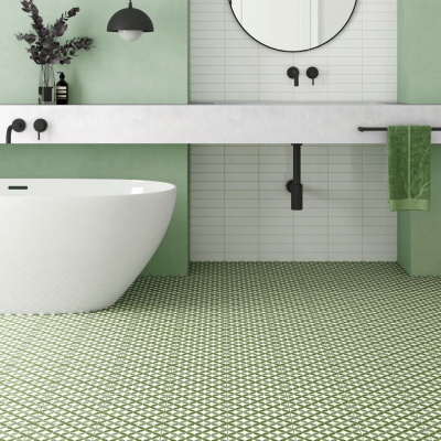 Equipe Rivoli 20x20 cm egyszínű:beige, white, black, terre, green ocean padlólap