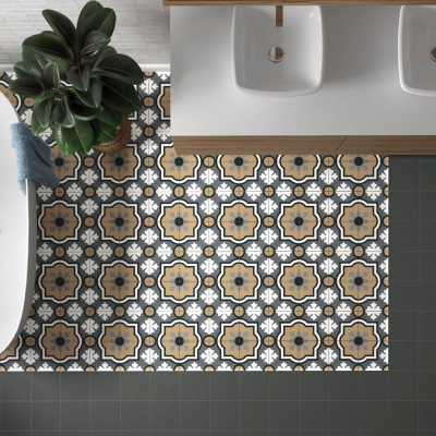 Equipe Rivoli 20x20 cm egyszínű:beige, white, black, terre, green ocean padlólap