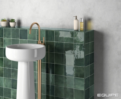 Equipe Artisan Moss Green 6,5x20cm csempe