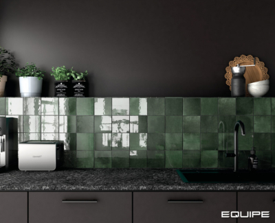 Equipe Artisan Moss Green 6,5x20cm csempe