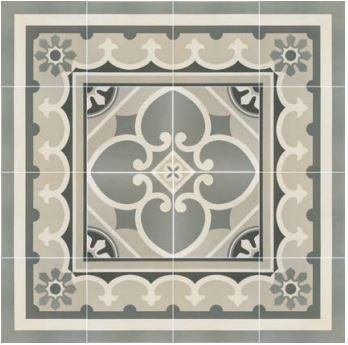 Equipe Caprice chatelet padlólap corner sarok elem 20x20 cm