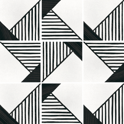 Equipe Caprice Origami B&W 20x20cm black padlólap 20x20 cm