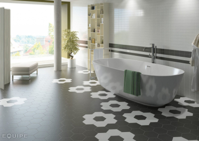 Equipe-hexatile Hexatile 17,5x20 cm blanco brillo csempe fényes/fehér