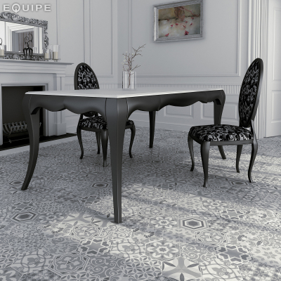 Equipe-hexatile Hexatile Hexa tile17,5x20 cm matt padlólap, gris, blanco