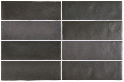 Equipe Magma 13,2x13,2cm coral pink black coal, aquamarine csempe
