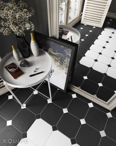 Equipe Octagon Octagon Padlólap 20x20 cm matt padlólap, egyszínű vagy márvány mintás