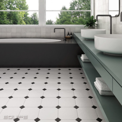 Equipe Octagon Octagon Padlólap 20x20 cm matt padlólap, egyszínű vagy márvány mintás