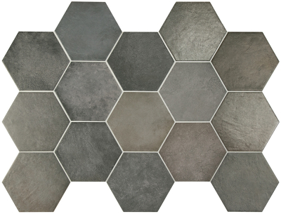 Equipe Heritage Carbon és indigo stínek 17,5x20cm padlólap