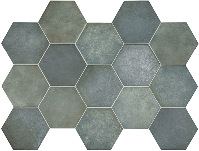 Equipe Heritage Carbon és indigo stínek 17,5x20cm padlólap