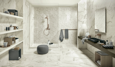 Love Tiles Precious Calacatta gold35x70 cm rett/shine csempe