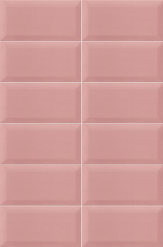 Mainzu Plus Bissel -Bissel  Pink fényes 10x20cm fali csempe