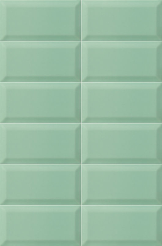 Mainzu Plus Bissel -Bissel  Emerald fényes 10x20cm fali csempe