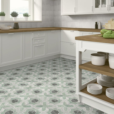Mainzu Carino 20x20 cm padlólap perla és menta, 20x20cm gres padlólap