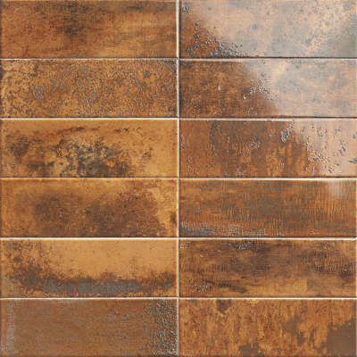 Mainzu Bellagio csempe Escama, arco blue, caramel 10x30cm dekor csempe