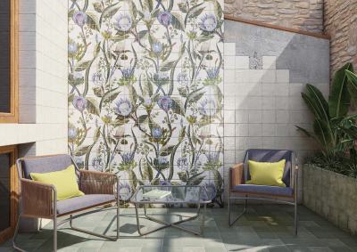 Mainzu Livorno   Mural protea 20x20 cm 36-db-os fali csempe szett