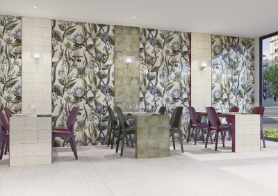 Mainzu Livorno   Mural protea 20x20 cm 36-db-os fali csempe szett