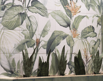 Mainzu Murales Mural spring leaves- dekor szett-36db,fali csempe