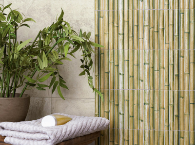 Mainzu Bamboo 15x30cm fali csempe white csempe 15x30 cm