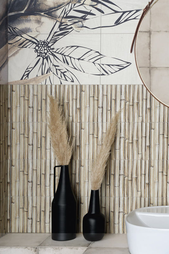 Mainzu Bamboo 15x30cm fali csempe white csempe 15x30 cm