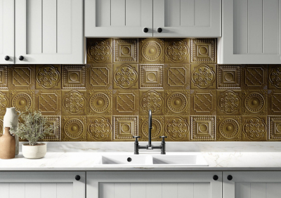 Mainzu Metal tiles Decor gold, bronz, cooper, silver csempe 20x20 cm
