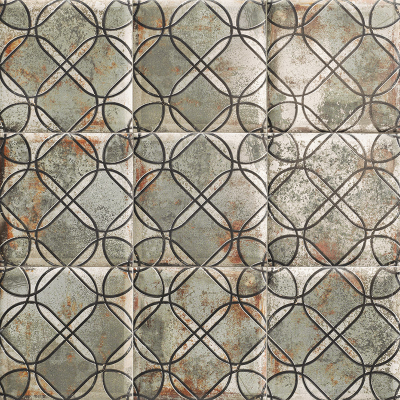 Mainzú Tin Tile Rusty mix20x20 cm