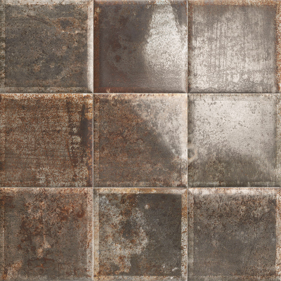 Mainzú Tin Tile Cream, nero, 20x20 cm csempe