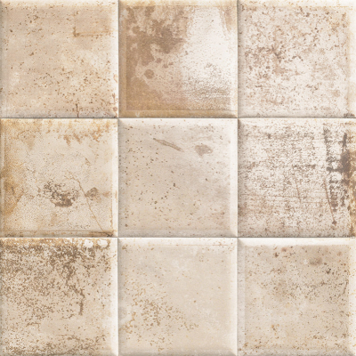 Mainzú Tin Tile Cream, nero, 20x20 cm csempe