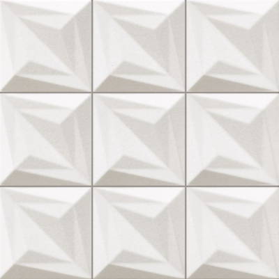 Realonda Delta 33x33 cm bianco-negro