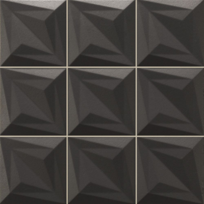 Realonda Delta 33x33 cm bianco-negro