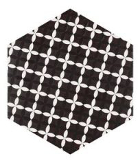 Realonda Grazia Opal white 28,5x33cm fehér/matt hexagon padlólap