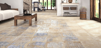Realonda Antigua beige, terra, grapjite 33x33 cm gres padlólap