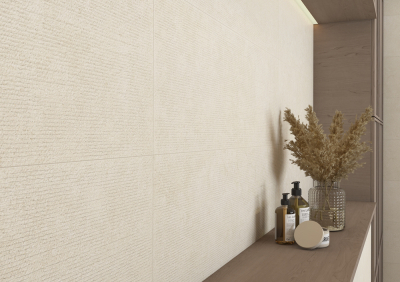 Tau Portwall greige, white, sand 33x100cm matt csempe