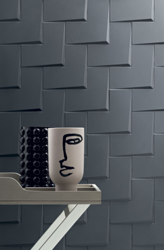 Tubadzin-Arte Coma white, navy 32,8x89,8 cm csempe