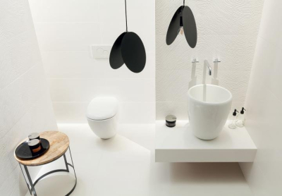Tubadzin-Arte Unit Plus Reef white 59,8x59,8 cm padlólap