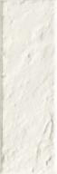 Tubadzin-Arte All In White STR 6 csempe 23,7x7,8 cm
