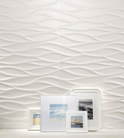 Tubadzin-Arte All In White STR 6 csempe 23,7x7,8 cm