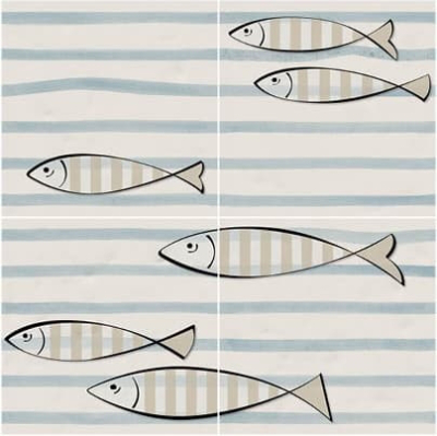 Vives Berta Ariel színes 2 pöttyös 20x20cm csempe