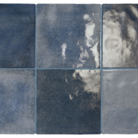 Equipe Artisan Colonial Blue 13,2×13,2 cm csempe – tengerkék árnyalatokkal, fényes mázas Equipe Equipe Artisan – prémium fényes csempe komplett rendszerrel