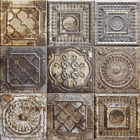 RUSTY MIX20x20 (M280) 8x8 Mainzú Tin Tile